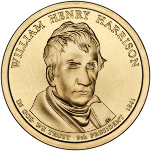 2009 1-dollar - D - William Henry Harrison reverse